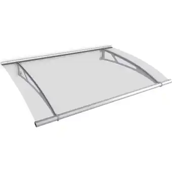 Netto Marken-Discount Gutta Typ XL Pultvordach Edelstahl, 205 x 142 cm, klar Angebot