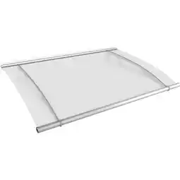 Netto Marken-Discount Gutta Typ XL Pultvordach Edelstahl, 205 x 142 cm, satiniert weiß Angebot
