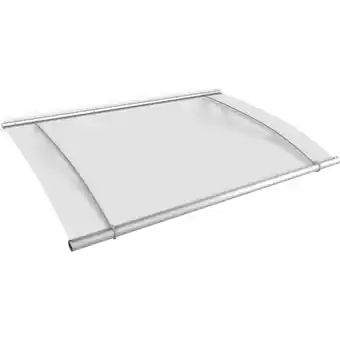 Netto Marken-Discount Gutta Typ XL Pultvordach Edelstahl, 205 x 142 cm, satiniert weiß Angebot