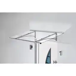 Netto Marken-Discount Gutta Typ PT/GR Edelstahl-Pultvordach, 160 x 90 cm, gerade Angebot