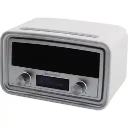 Netto Marken-Discount Soundmaster UR190WE DAB+/ UKW Uhrenradio mit USB Ladebuchse - weiß Angebot