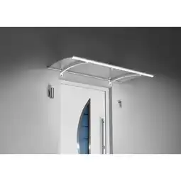 Netto Marken-Discount Gutta Pultvordach mit LED-Technik, 150 x 90 cm, weiß Angebot