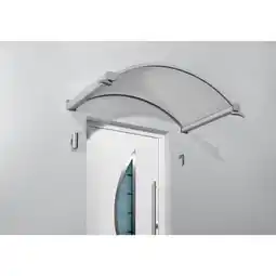Netto Marken-Discount Gutta Typ NO Klar Rundbogenvordach, 160 x 90 cm, Edelstahl Angebot