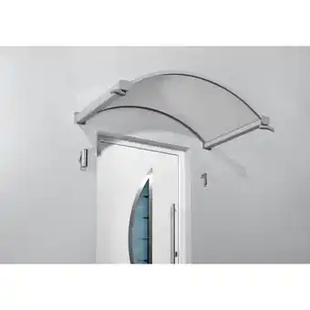 Netto Marken-Discount Gutta Typ NO Klar Rundbogenvordach, 160 x 90 cm, Edelstahl Angebot