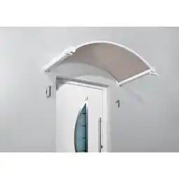 Netto Marken-Discount Gutta Typ NO Bronce Rundbogenvordach, 160 x 90 cm, weiß Angebot