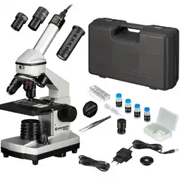 Netto Marken-Discount BRESSER JUNIOR 40x-1024x Mikroskop Set mit Hartschalenkoffer Angebot