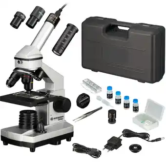 Netto Marken-Discount BRESSER JUNIOR 40x-1024x Mikroskop Set mit Hartschalenkoffer Angebot
