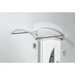 Netto Marken-Discount Gutta Typ BV Secco Bogenvordach, 150 x 90 cm, Edelstahl Angebot