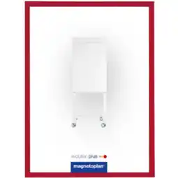 Netto Marken-Discount magnetoplan magnetofix-Sichtfenster A4 - 5er Pack rot Angebot