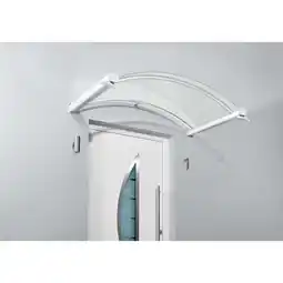Netto Marken-Discount Gutta Typ BV/B Bogenvordach, weiß, 200 x 90 cm Angebot