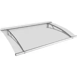 Netto Marken-Discount Gutta Typ L Pultvordach Edelstahl, 150 x 95 cm, klar Angebot