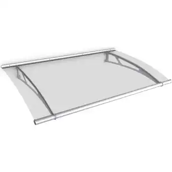 Netto Marken-Discount Gutta Typ L Pultvordach Edelstahl, 150 x 95 cm, klar Angebot