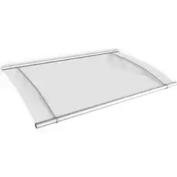 Netto Marken-Discount Gutta Typ L Pultvordach Edelstahl, 150 x 95 cm, satiniert weiß Angebot