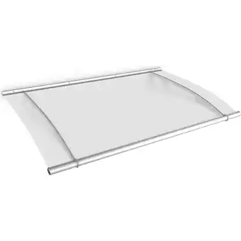 Netto Marken-Discount Gutta Typ L Pultvordach Edelstahl, 150 x 95 cm, satiniert weiß Angebot