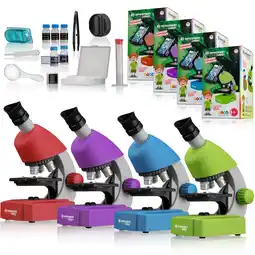 Netto Marken-Discount BRESSER JUNIOR Mikroskop 40x-640x Farbe: rot Angebot