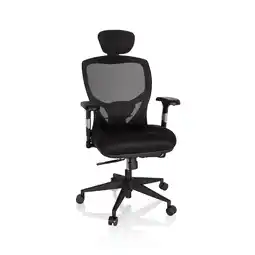 Netto Marken-Discount hjh OFFICE High End Bürostuhl VENUS BASE Stoff/Netzstoff mit Armlehnen Angebot