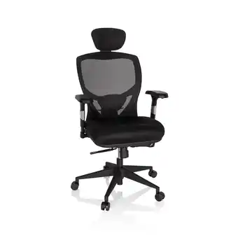 Netto Marken-Discount hjh OFFICE High End Bürostuhl VENUS BASE Stoff/Netzstoff mit Armlehnen Angebot