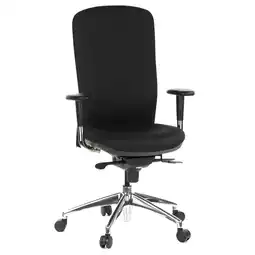 Netto Marken-Discount hjh OFFICE High End Bürostuhl HIGH-TEC Stoff mit Armlehnen (höhenverstellbar) Angebot
