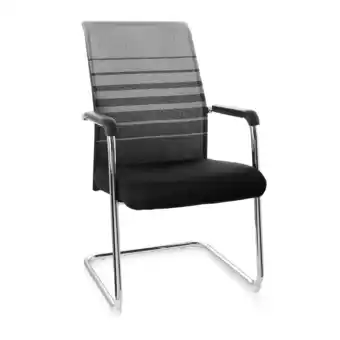 Netto Marken-Discount hjh OFFICE Freischwinger FALCONE V Stoff mit Armlehnen Angebot