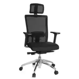 Netto Marken-Discount hjh OFFICE Profi Bürostuhl ASTRA LUX Stoff/Netzstoff mit Armlehnen (höhenverstellbar) Angebot