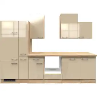 Netto Marken-Discount Flex-Well Küchenzeile ohne E-Geräte 310 cm L-310-2603-000 Nepal Angebot