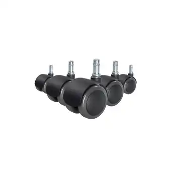 Netto Marken-Discount hjh OFFICE Stuhlrollen 5x ROLO FIX 10mm/50mm Metall, Kunststoff Angebot