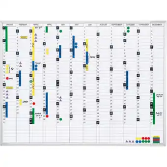 Netto Marken-Discount magnetoplan Permanente Jahresübersicht - 900 x 600 mm Angebot