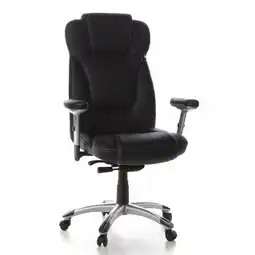 Netto Marken-Discount hjh OFFICE Profi Chefsessel EMBASSY 200 Leder mit Armlehnen (höhenverstellbar) Angebot