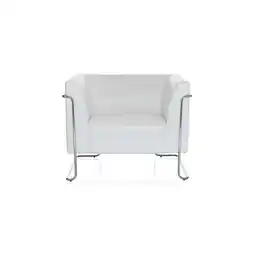 Netto Marken-Discount hjh OFFICE Polstersessel CURACAO Kunstleder mit Armlehnen Angebot