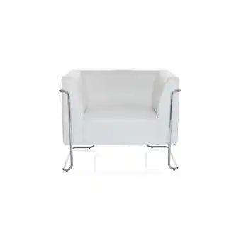 Netto Marken-Discount hjh OFFICE Polstersessel CURACAO Kunstleder mit Armlehnen Angebot