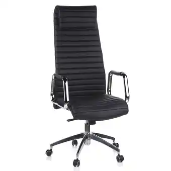 Netto Marken-Discount hjh OFFICE Luxus Chefsessel ASPERA 20 Leder mit Armlehnen Angebot