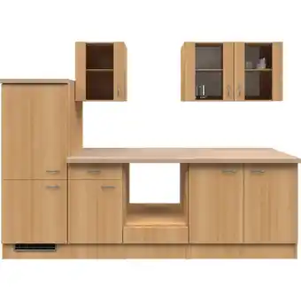 Netto Marken-Discount Flex-Well Küchenzeile ohne E-Geräte 270 cm L-270-2206-030 Nano Angebot