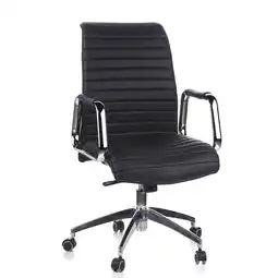 Netto Marken-Discount hjh OFFICE Profi Chefsessel ASPERA 10 Leder mit Armlehnen Angebot