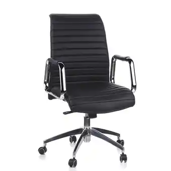 Netto Marken-Discount hjh OFFICE Profi Chefsessel ASPERA 10 Leder mit Armlehnen Angebot