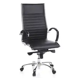 Netto Marken-Discount hjh OFFICE Profi Chefsessel PARMA 20 Leder mit Armlehnen Angebot