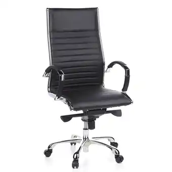 Netto Marken-Discount hjh OFFICE Profi Chefsessel PARMA 20 Leder mit Armlehnen Angebot