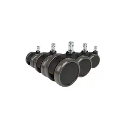 Netto Marken-Discount hjh OFFICE Stuhlrollen 5x ROLO 11mm/65mm Metall, Kunststoff Angebot
