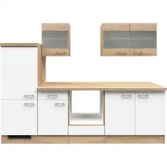 Netto Marken-Discount Flex-Well Küchenzeile ohne E-Geräte 270 cm L-270-2206-030 Samoa Angebot
