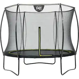 Netto Marken-Discount EXIT Silhouette Trampolin + Sicherheitsnetz 366 (12ft) Schwarz Angebot