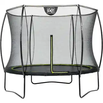 Netto Marken-Discount EXIT Silhouette Trampolin + Sicherheitsnetz 366 (12ft) Schwarz Angebot