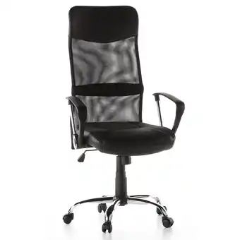 Netto Marken-Discount hjh OFFICE Home Office Chefsessel ARTON 20 Kunstleder/Netzstoff mit Armlehnen Angebot