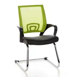 Netto Marken-Discount hjh OFFICE Freischwinger VISTO NET V Kunstleder/Netzstoff mit Armlehnen Angebot