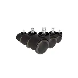 Netto Marken-Discount hjh OFFICE Stuhlrollen 5x ROLO 11mm/50mm Metall, Kunststoff Angebot