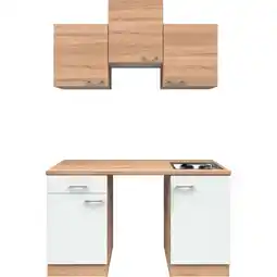 Netto Marken-Discount Flex-Well Küchenzeile ohne E-Geräte 150 cm L-150-1004-000 Samoa Angebot