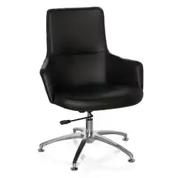 Netto Marken-Discount hjh OFFICE Loungesessel SHAKE 300 Kunstleder mit Armlehnen Angebot