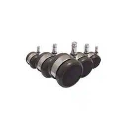 Netto Marken-Discount hjh OFFICE Stuhlrollen 5x ROLO LUX 11mm/65mm Metall, Kunststoff Angebot