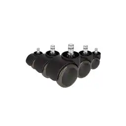 Netto Marken-Discount hjh OFFICE Stuhlrollen 5x ROLO FREE 11mm/50mm Metall, Kunststoff Angebot