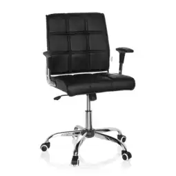 Netto Marken-Discount hjh OFFICE Home Office Bürostuhl ERNESTO Kunstleder mit Armlehnen Angebot