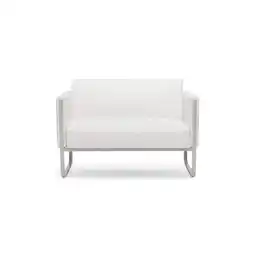 Netto Marken-Discount hjh OFFICE Lounge Sofa ARUBA Kunstleder mit Armlehnen Angebot