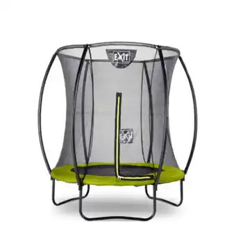 Netto Marken-Discount EXIT Silhouette Trampolin + Sicherheitsnetz 183 (6ft) Lime Grün Angebot